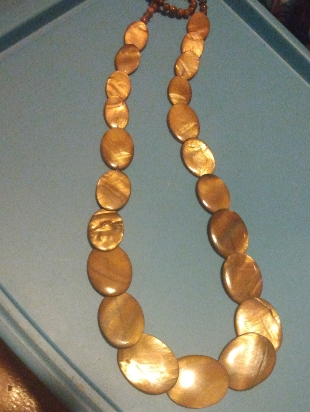 Gold Disc Statement Necklace - Women Jewelry
